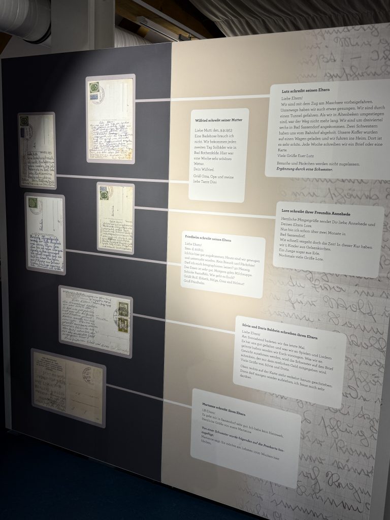 Original Verschickungsdokumente Ausstellung Bad Sassendorf, Foto: D. Lichtrauter